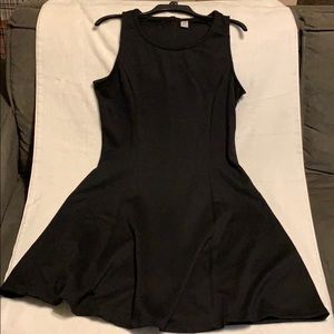 Black Fit and Flare dress, size L Tall!